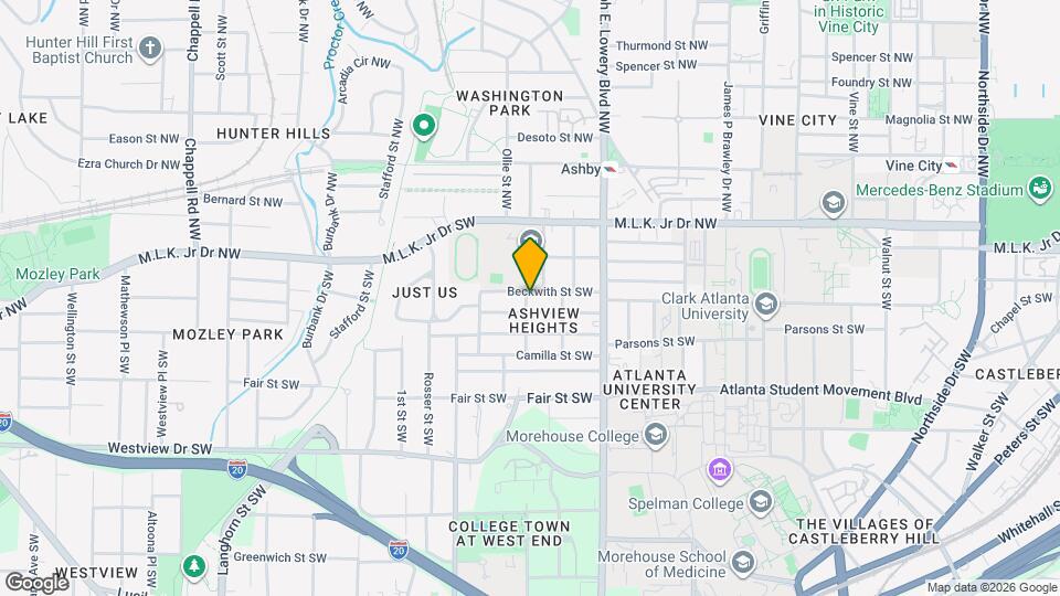 1000 Beckwith St SW Mapa y Detalles de la Ubicación