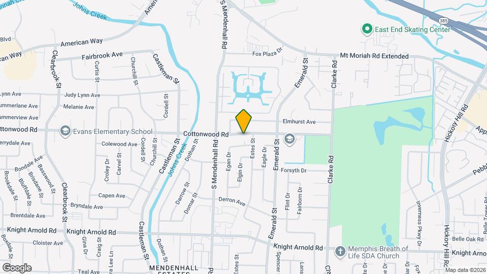 5405 Cottonwood Rd Map and Location Details