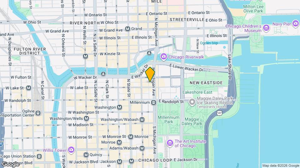 76 E Lake St Map and Location Details