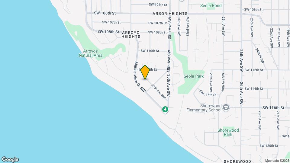 11235 37th Ave SW Mapa y Detalles de la Ubicación