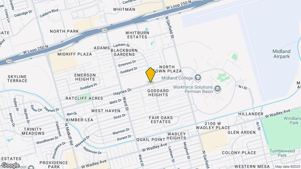 2507 Haynes Ave Map and Location Details