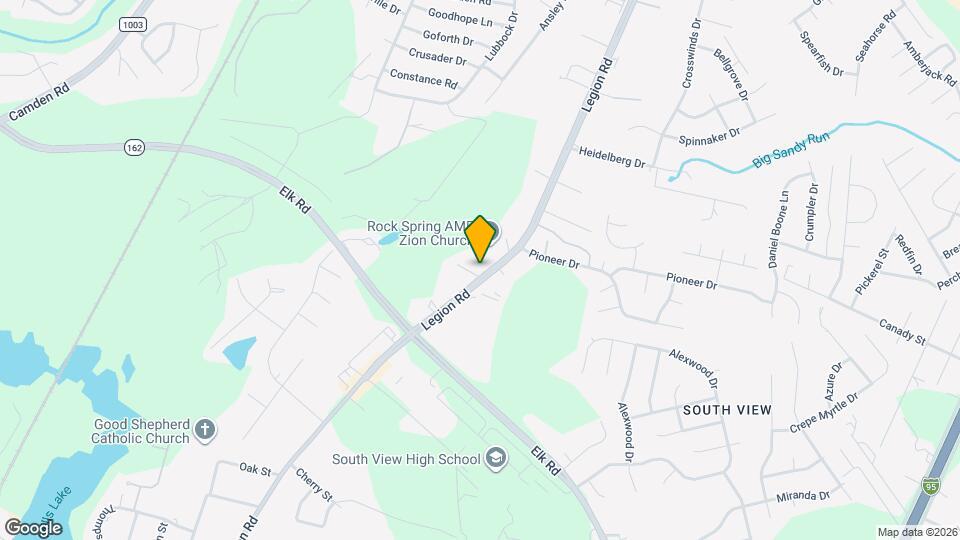 4060 Legion Rd Map and Location Details