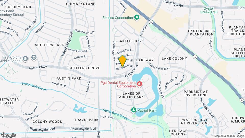 4426 Waterfall Way Map and Location Details