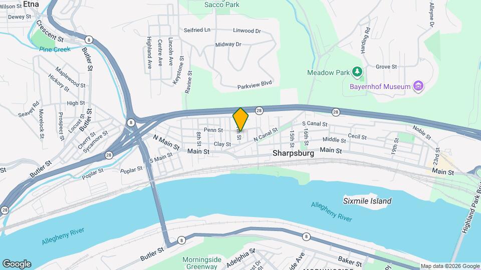 218 11th St Map and Location Details