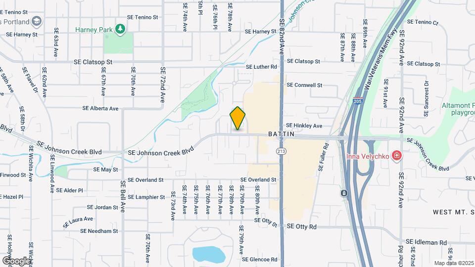 7829 SE Johnson Creek Blvd Map and Location Details