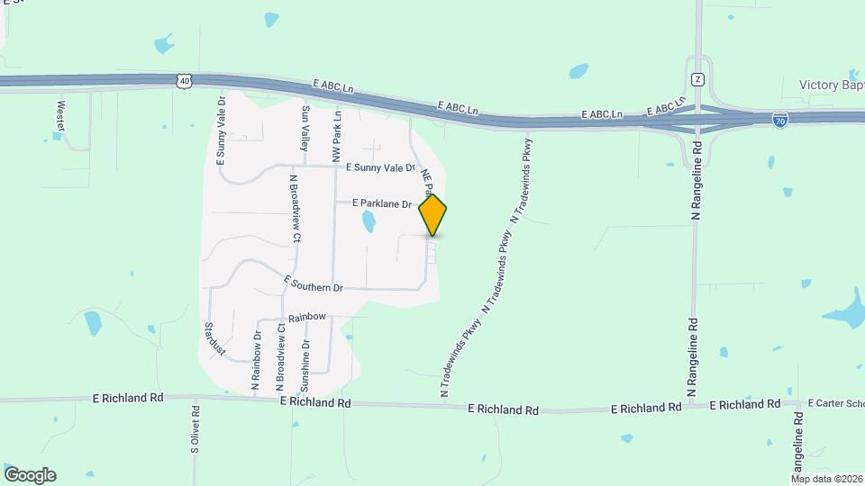 540 NE Park Ln Map and Location Details