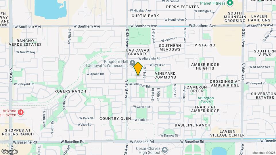 4219 W St Charles Ave Mapa y Detalles de la Ubicación