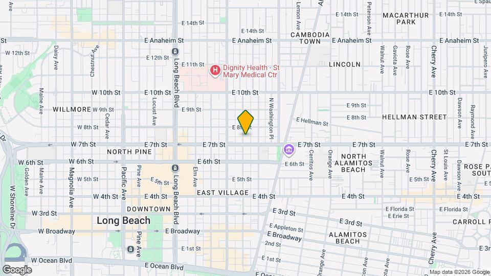 722 Lime Ave Mapa y Detalles de la Ubicación