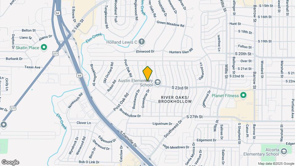 2250 Greenbriar Dr Map and Location Details