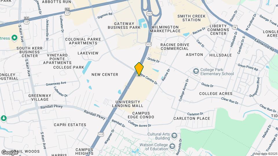 1305 1/2 S COLLEGE Rd Map and Location Details