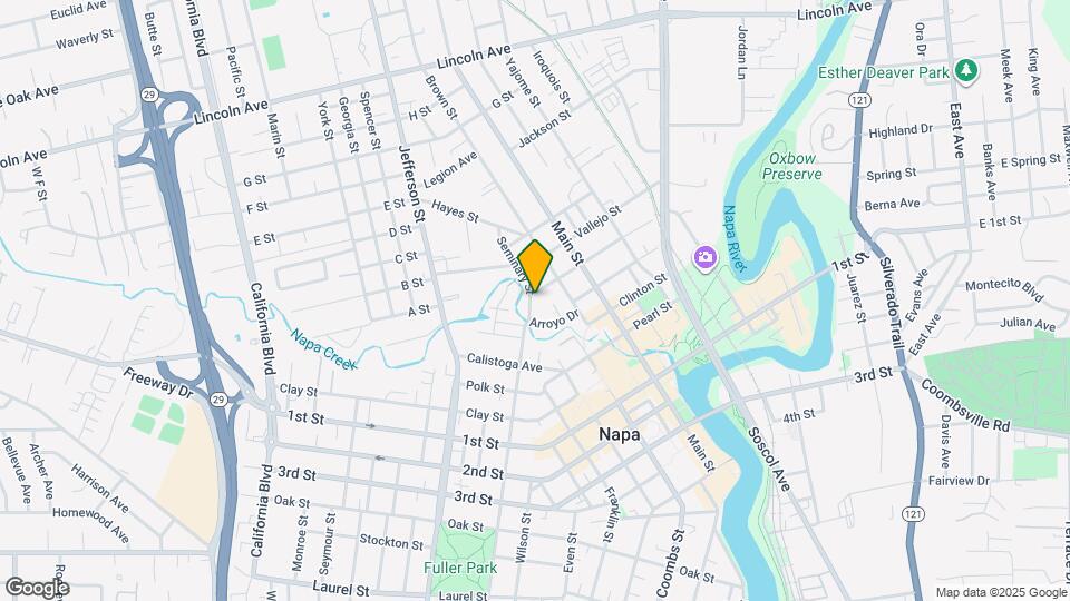 1550 Seminary St Map and Location Details