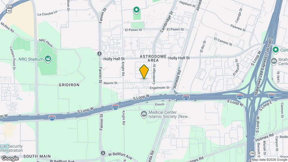 2213 Naomi St Mapa y Detalles de la Ubicación