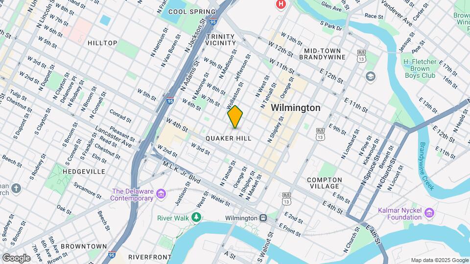 515 N West St Mapa y Detalles de la Ubicación
