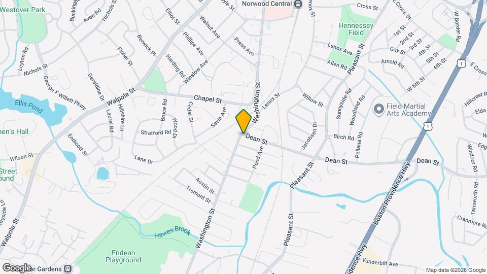 1032 Washington St, Unit 1 Mapa y Detalles de la Ubicación