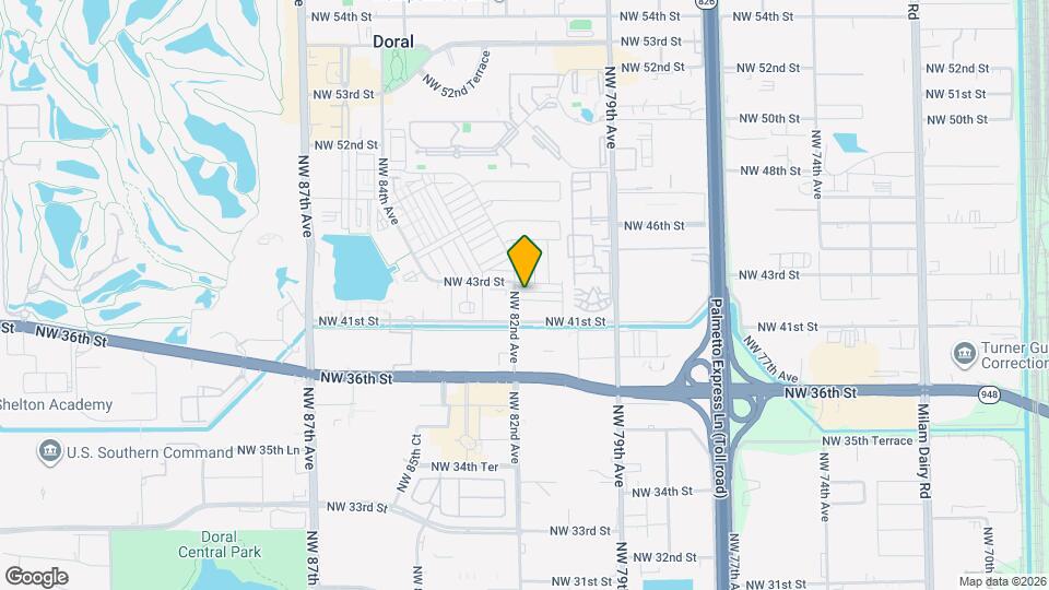 8173 NW 42nd St Map and Location Details