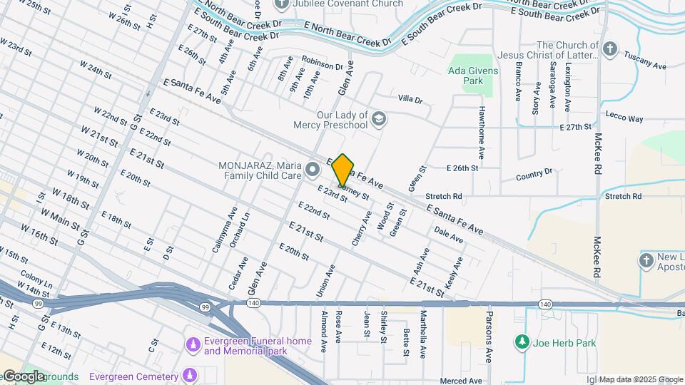 958 Barney St Map and Location Details
