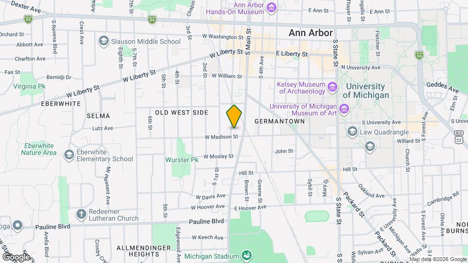 557 S Ashley St Mapa y Detalles de la Ubicación