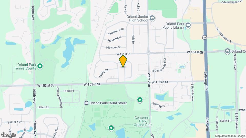 15202 Highland Ave Map and Location Details