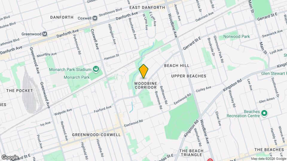 23 Hollywood Crescent, Unit 2501 Map and Location Details