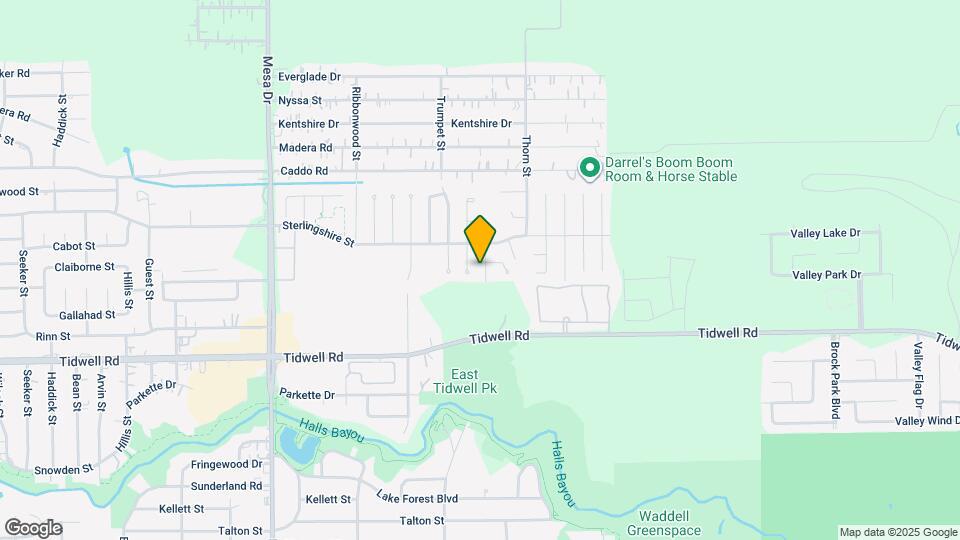 9711 Courben Ln Map and Location Details