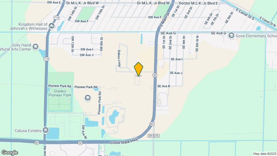 Glades Diamond 62+ Senior Living Map and Location Details