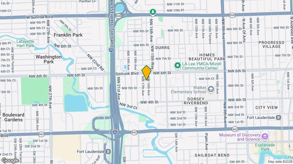 517 NW 16th Ave Map and Location Details