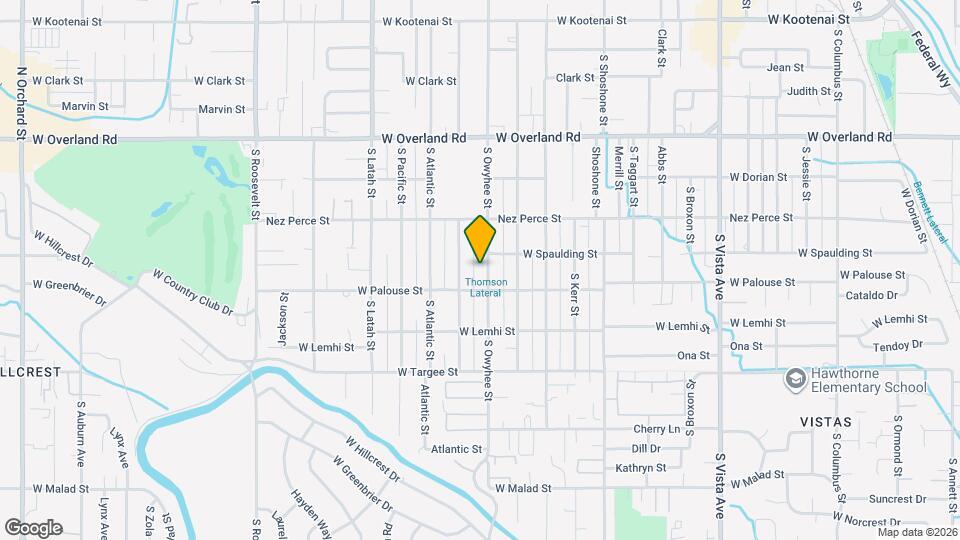 1937 S Owyhee St Map and Location Details