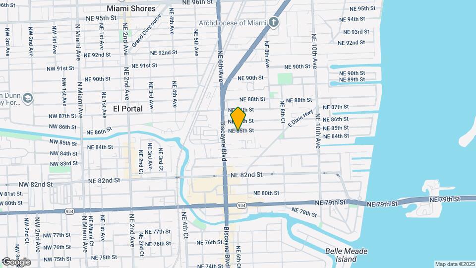 650 NE 85th St Map and Location Details
