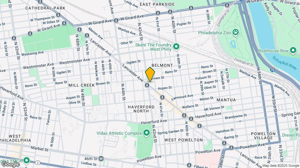 4165 Lancaster Ave Map and Location Details