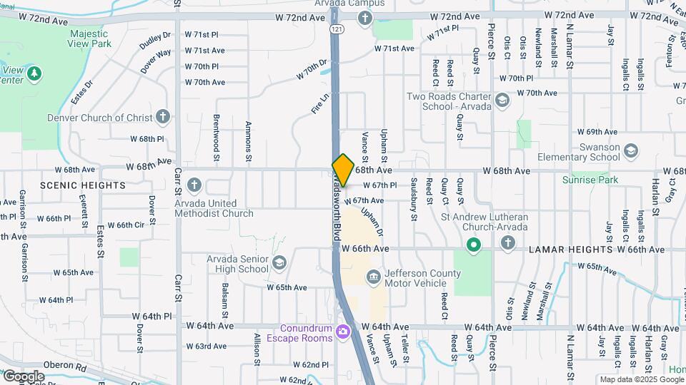 6700 Wadsworth Blvd Map and Location Details