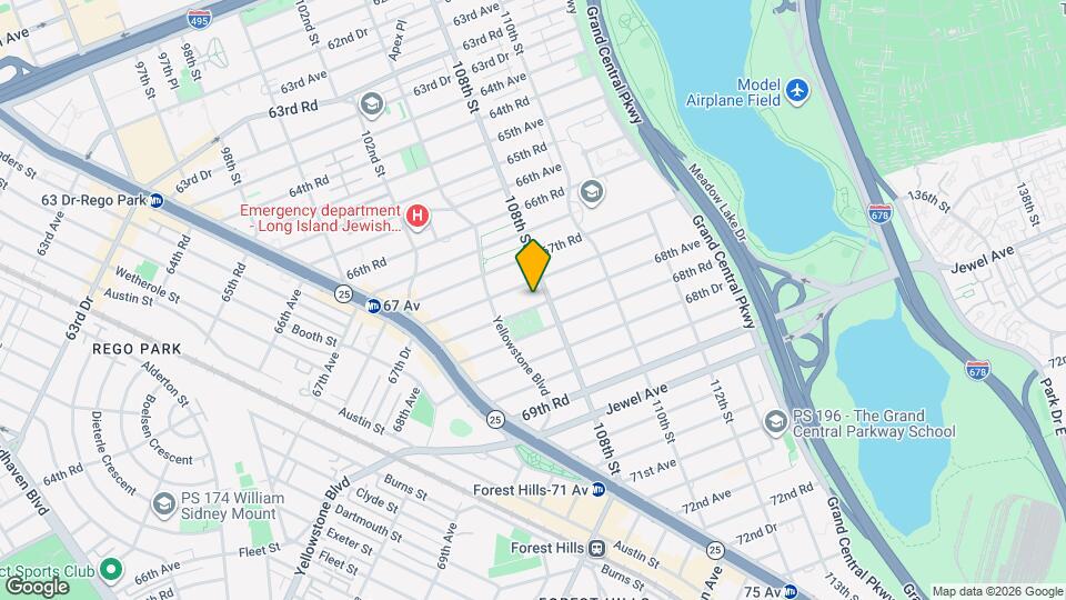 George Washington Apartments Map and Location Details