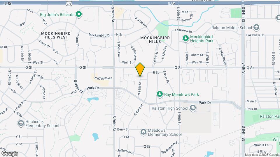 9406 S St Map and Location Details