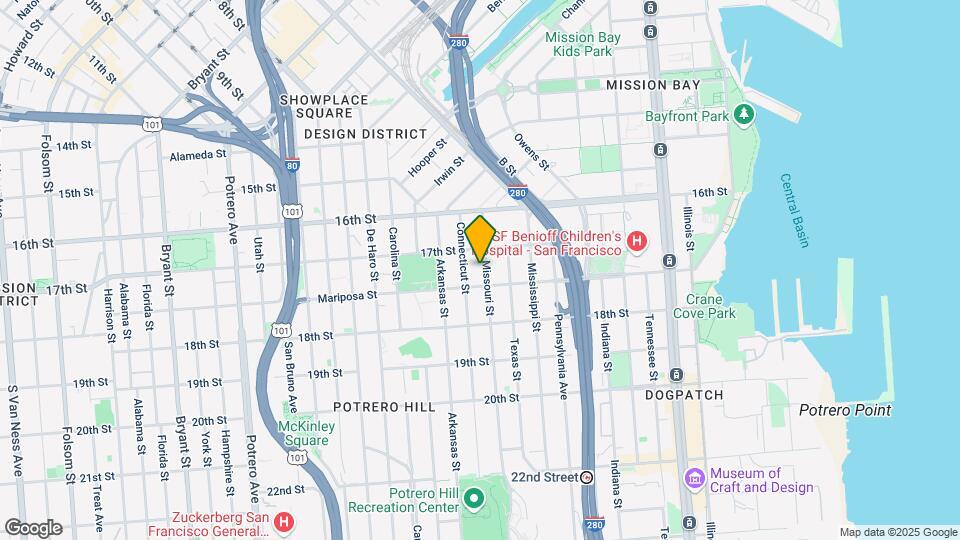 156 Missouri St Map and Location Details