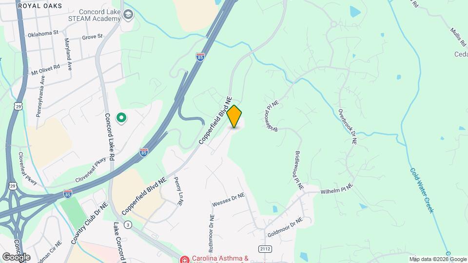 2556 Governors Pointe Ct NE Mapa y Detalles de la Ubicación