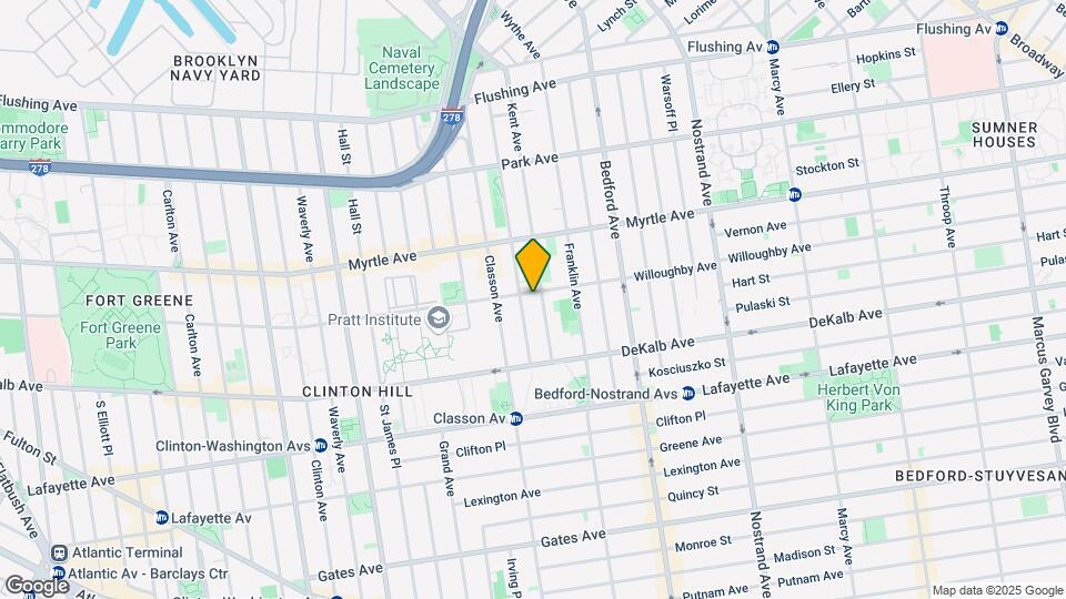 290 Willoughby Ave Mapa y Detalles de la Ubicación