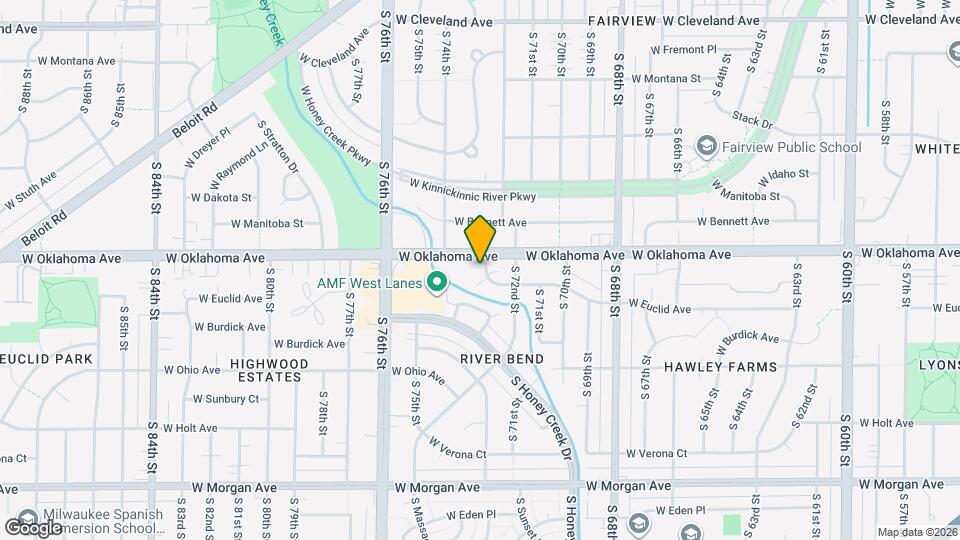 7259 W Lakefield Dr, Unit #2 Mapa y Detalles de la Ubicación