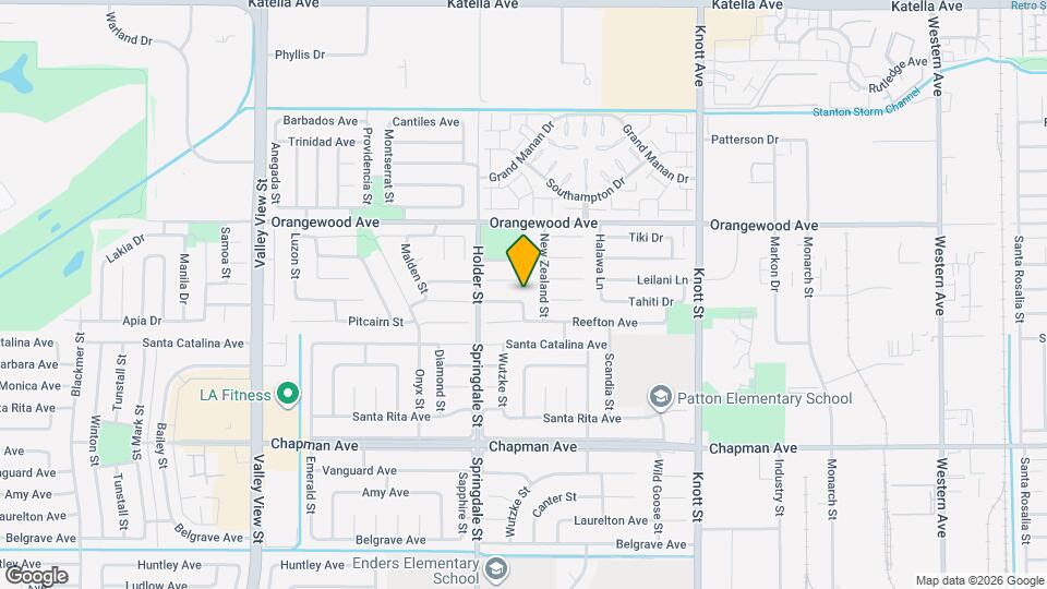 6595 Jaluit St Map and Location Details