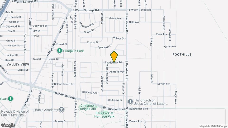 923 Shadowfax Rd Mapa y Detalles de la Ubicación