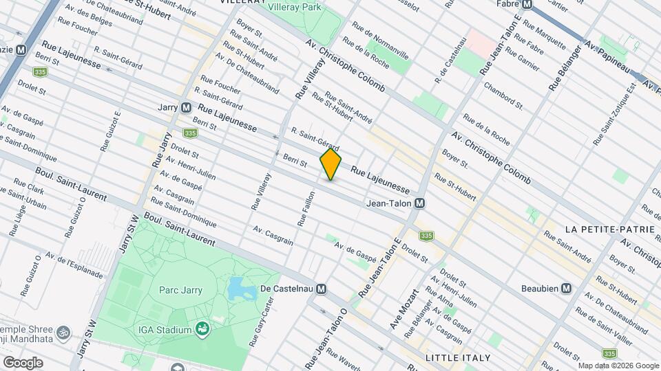 7459 Saint-Denis Rue Map and Location Details