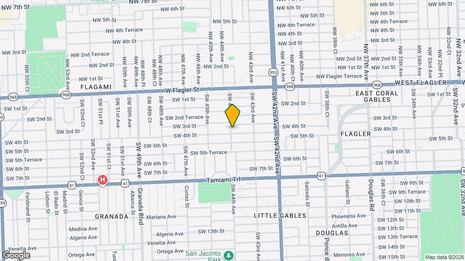 311 SW 44th Ave Map and Location Details