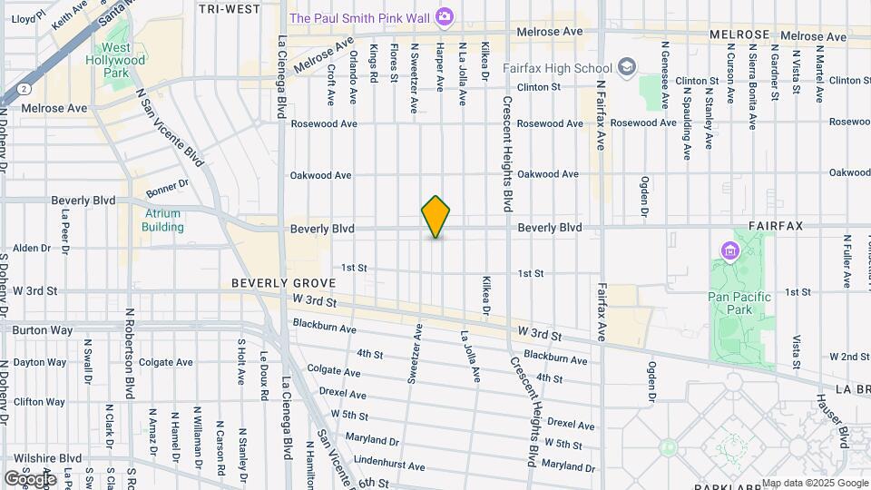135 N Harper Ave Map and Location Details