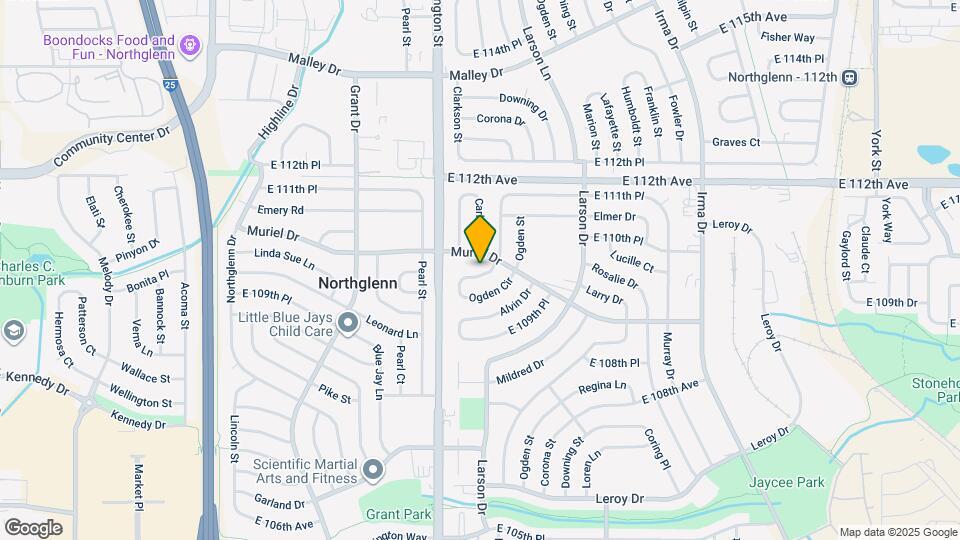 849 Emerson Cir Map and Location Details