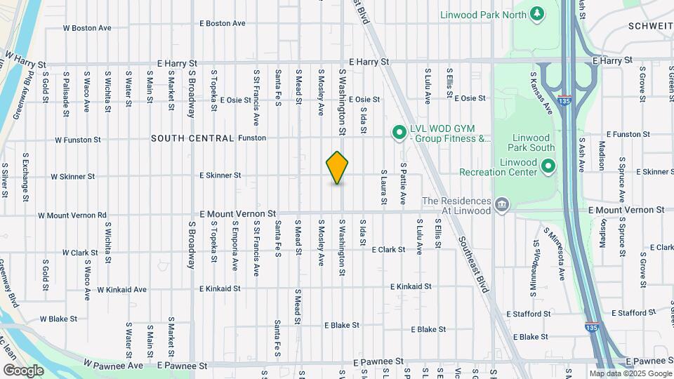 1921 S Washington Ave Map and Location Details