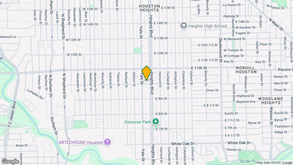109 W 10th St Map and Location Details