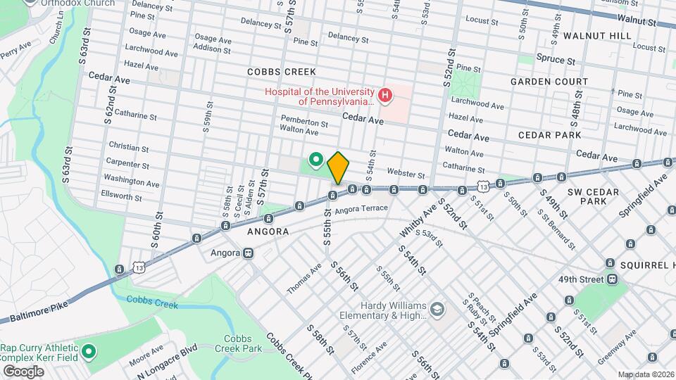 5437 Baltimore Ave Map and Location Details