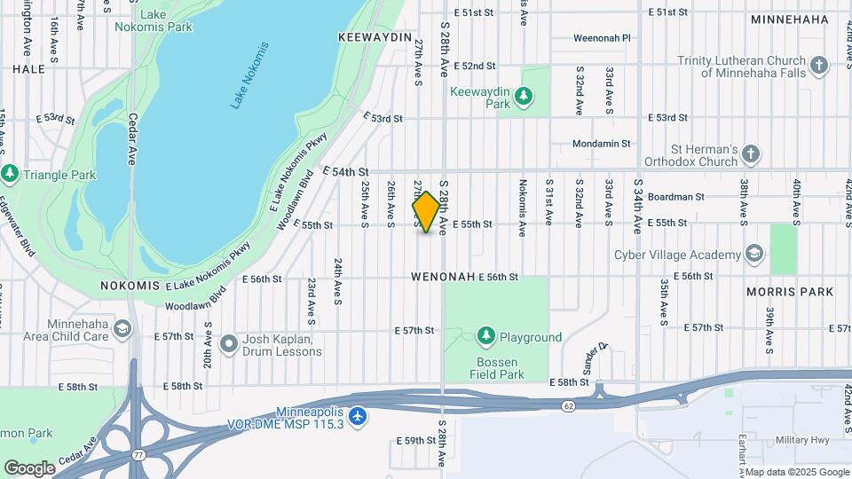 5513 27th Ave S Map and Location Details