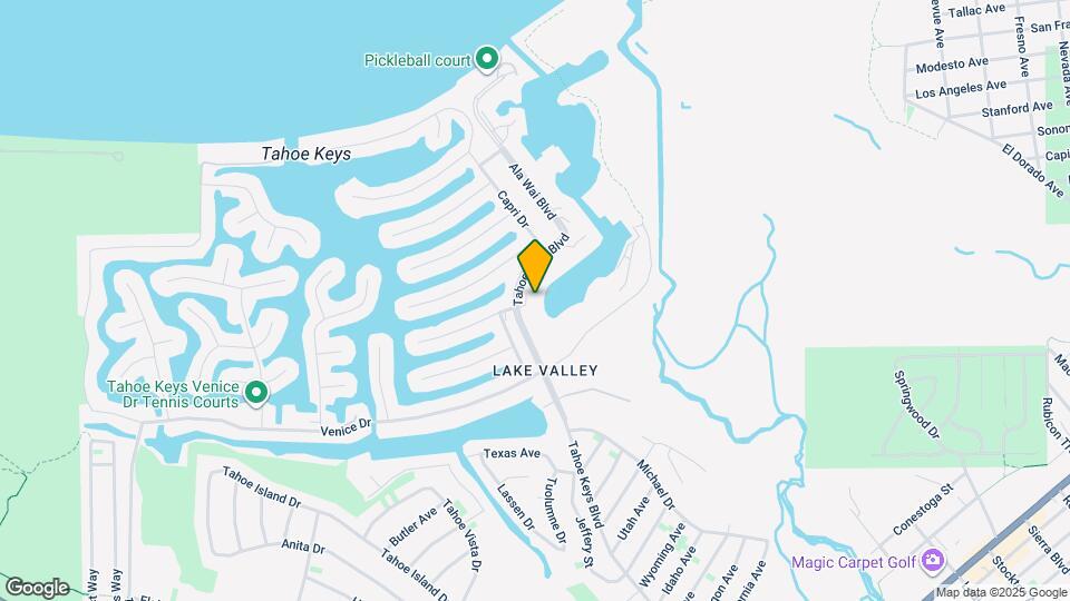 497 Tahoe Keys Blvd Map and Location Details