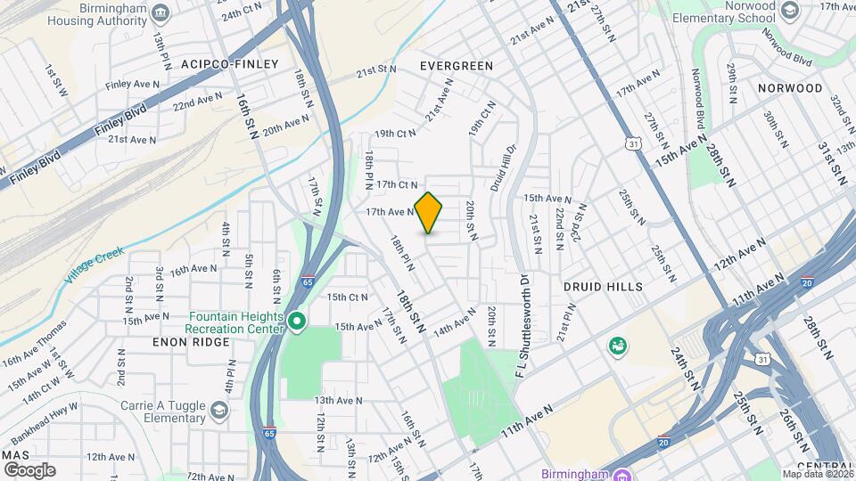 1900 15th Ct N Map and Location Details