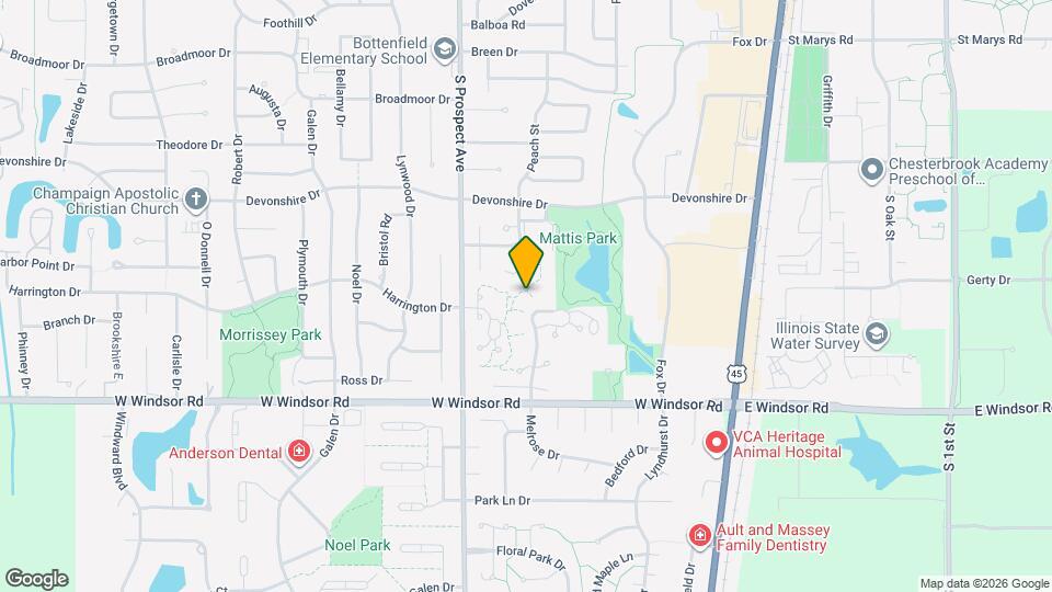 2103 Melrose Dr, Unit A Map and Location Details