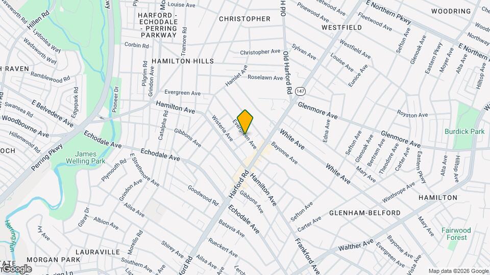5508 Hampnett Ave, Unit 2 Map and Location Details